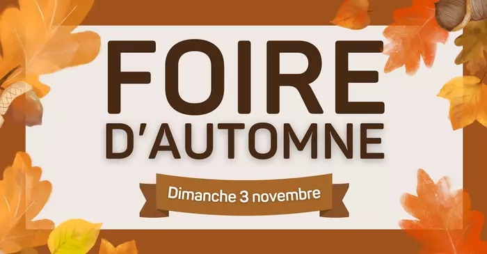 Foire d’automne, un rendez-vous incontournable à ne pas manquer 