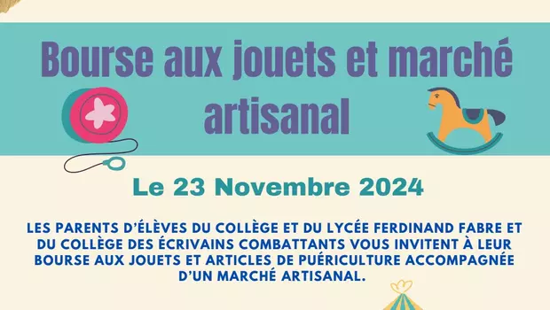 Bourse aux jouets et marché artisanal