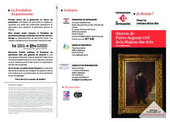 Fondation du Patrimoine - bulletin de don