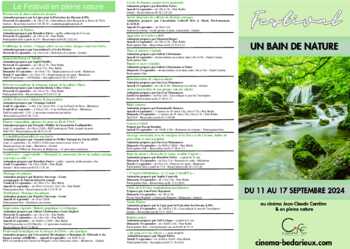 Programme Bain de la nature